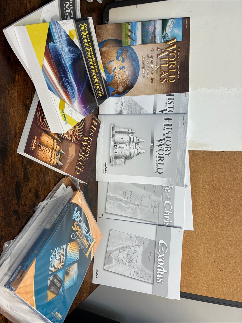 Abeka 7th Grade Books.